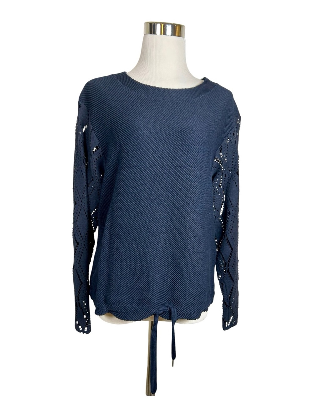 See by Chloe textured ribbed knit pullover sweater